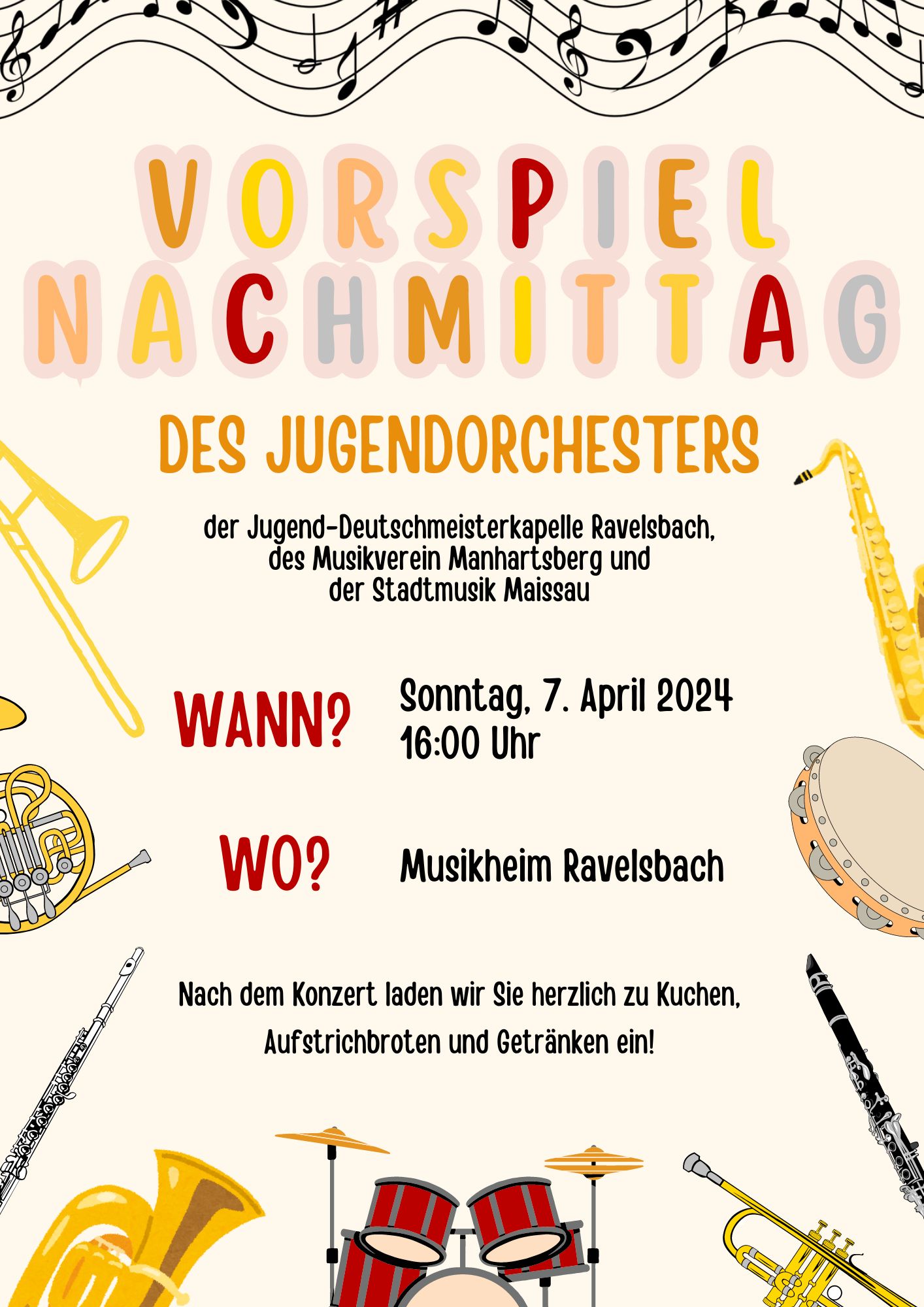 Mehr über den Artikel erfahren Vorspielnachmittag Jugendorchester